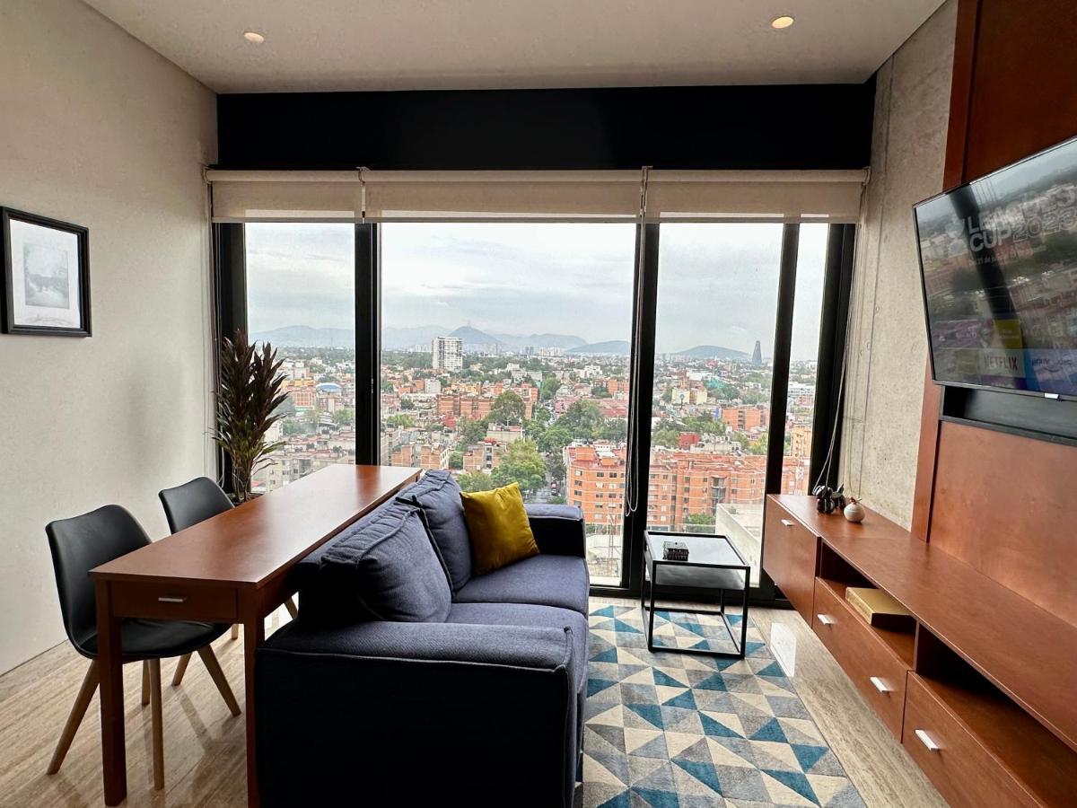 Appartement Loft Con Increible Vista Zona Polanco Condesa - Gym Y Business Center à Mexico Extérieur photo