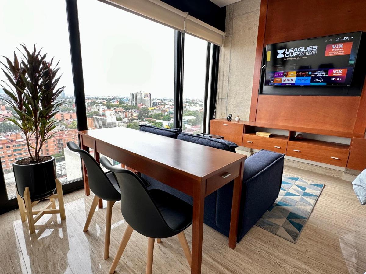 Appartement Loft Con Increible Vista Zona Polanco Condesa - Gym Y Business Center à Mexico Extérieur photo